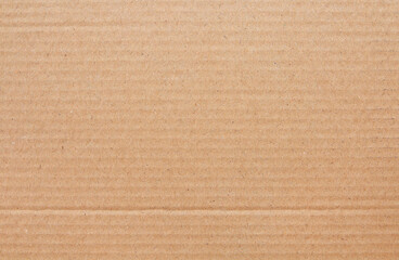 Wall Mural - Cardboard sheet texture background, detail of recycle brown paper box pattern.