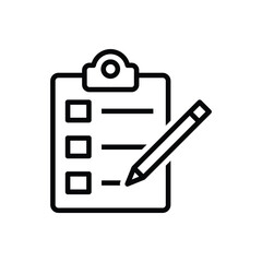 Poster - Checklist report data vector icon