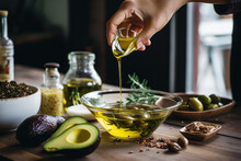 Preparing And Cooking With Plant-based Oils, Such As Olive Oil Or Coconut Oil.