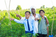 © SDV Ads - Indian three people standing in farm