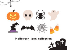 ハロウィン、イラスト、10月、ジャックオーランタン、カボチャ、かぼちゃ、ハロウィーン、おばけ、お化け、コウモリ、南瓜、幽霊、がいこつ、骸骨、ガイコツ、どくろ、ドクロ、髑髏、くも、蜘蛛、スパイダー、帽子、魔女、魔女帽子、こうもり、蝙蝠、蜘蛛の巣、くもの巣、キャンディコーン、お菓子、おやつ、三角、カラフル、シンプル、カワイイ、かわいい、可愛い、墓、お墓、墓地、海外、外国、十字架、アイコン、セット、ベク