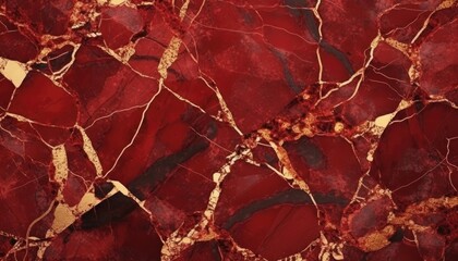 Canvas Print - Elegant minimalistic red marble texture background, , stone, wall, nature, rock, pattern, grunge