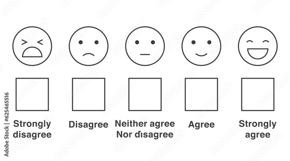 Dialog Scale Feedback scale emoji face or rating scale of customer satisfaction ...