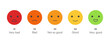 © lukpedclub - Reviews or rating scale with emoji representing different emotions