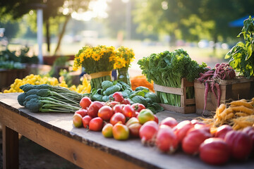 Wall Mural - vegetables on the market