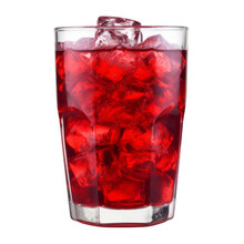 Soda With Ice Isolated On Transparent Background Cutout