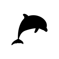 Wall Mural - dolphin icon vector. fish illustration sign. killer whale symbol. sea ​​life logo.