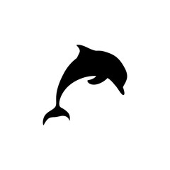 Wall Mural - dolphin icon vector. fish illustration sign. killer whale symbol. sea ​​life logo.