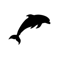 Wall Mural - dolphin icon vector. fish illustration sign. killer whale symbol. sea ​​life logo.