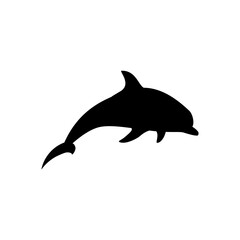 Wall Mural - dolphin icon vector. fish illustration sign. killer whale symbol. sea ​​life logo.