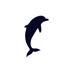 Wall Mural - dolphin icon vector. fish illustration sign. killer whale symbol. sea ​​life logo.