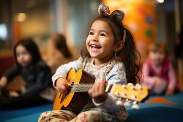 Poster - A Cultural Music And Storytelling Session For Children To Learn About Different Cultures Lifestyles Generative AI