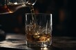 © nsit0108 - Whisky glass bar. Generate Ai