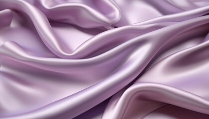 Serene and luxurious pale lavender silk fabric texture background