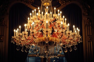 Sticker - Information about a classic crystal chandeliers features