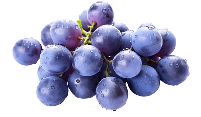 Grapes with grape leaf  - 1