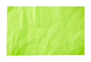 Wall Mural - damaged green paper isolated
