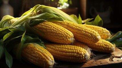 Wall Mural - corn on the cob