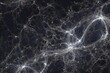 extremely detailed map of dark matter in the universe, fractal texture, black and white