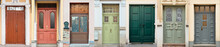 Collage Of Beautiful Old Doors
