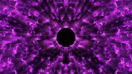 Wall Mural - big data visualization. abstract dynamic particles. abstract space background on a scientific astron