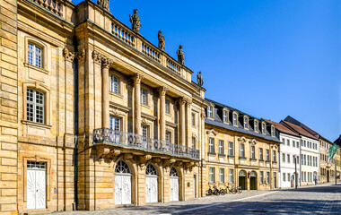 Wall Mural - historic buildings at the old town of Bayreuth - germany