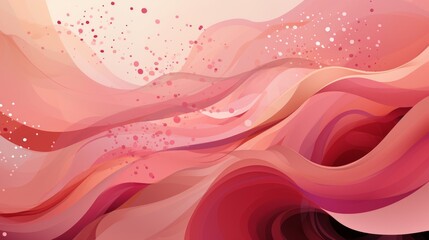 Wall Mural - An abstract geometric pattern with waves and dots. Generative AI. 