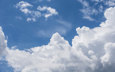 Wall Mural - Dramatic sky with stormy clouds. Abstract nature background.