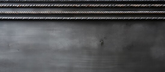 Aufkleber - Photo of a metal frame with a rope hanging, creating an abstract and minimalist composition with copy space