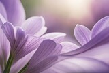 purple crocus flower AI Generated