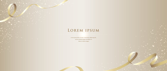 Wall Mural - gorgeous light grain and ribbon background