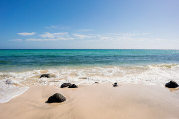 Wall Mural - sandy summer sea beach