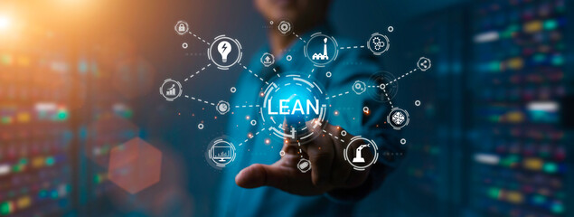 lean manufacturing. quality and standardization. business process improvement. six sigma technology 