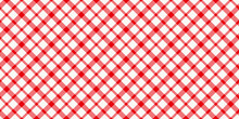 Red White Classic Italian Tablecloth Pattern