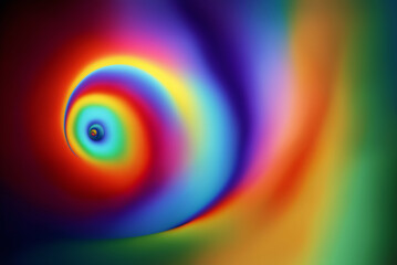 Wall Mural - colorful background swirl created with Generative AI technology