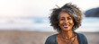 © Kalim - Ai generated image of black mature female on the beach