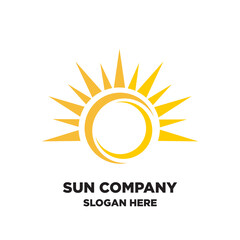 Wall Mural - Sun logo