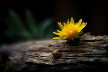 Poster - Dandelion flower. Generate Ai
