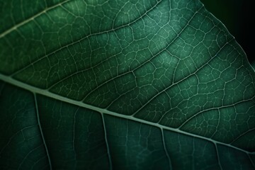 Green leaf macro. Generate Ai