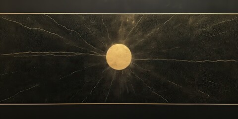 Wall Mural - ai generated. ai generative. minimal solar system planets poster. galaxy space universe future adven