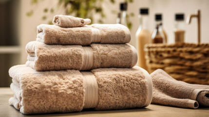 Plush Bathroom Towels