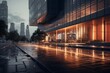 Photography of urban landscapes with modern architecture, Generative AI