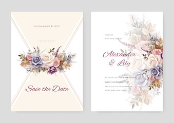 Wedding invitation template