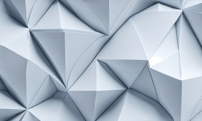 Abstract geometric wallpaper background. Triangle structure design with polygonal shape for social network illustration for poster, banner, invitation, card or cover. AI generated.
