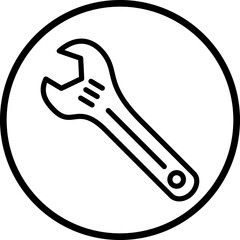 Sticker - Vector Design Wrench Icon Style