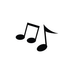 Sticker - musical  note logo icon