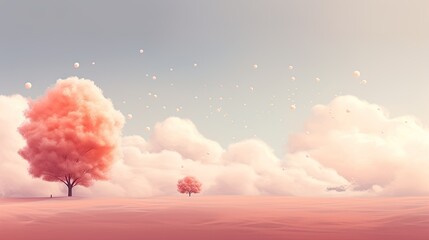 Wall Mural - clouds in the sky