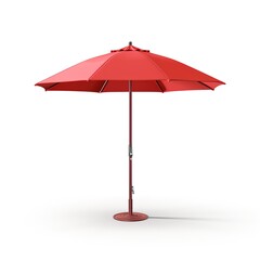 Poster - Red Beach Umbrella