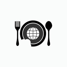 Food Insecurity Icon. Global Starvation Symbol - Vector.
