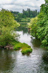 Poster - River Below Falls